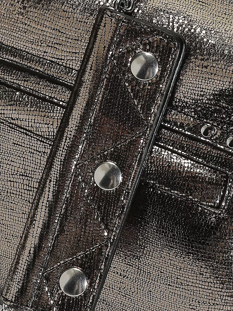 JEROME DREYFUSS | Ledertasche - Umhängetasche LULU L | Argent