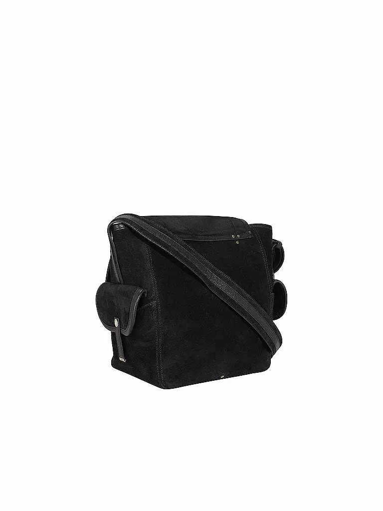 JEROME DREYFUSS | Ledertasche - Umhängetasche STAN Large | Noir