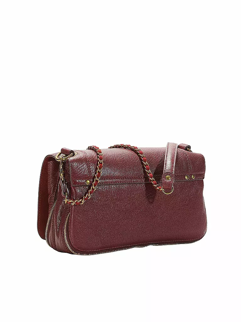 JEROME DREYFUSS | Sac en cuir - Mini sac BOBI | Rouge foncé
