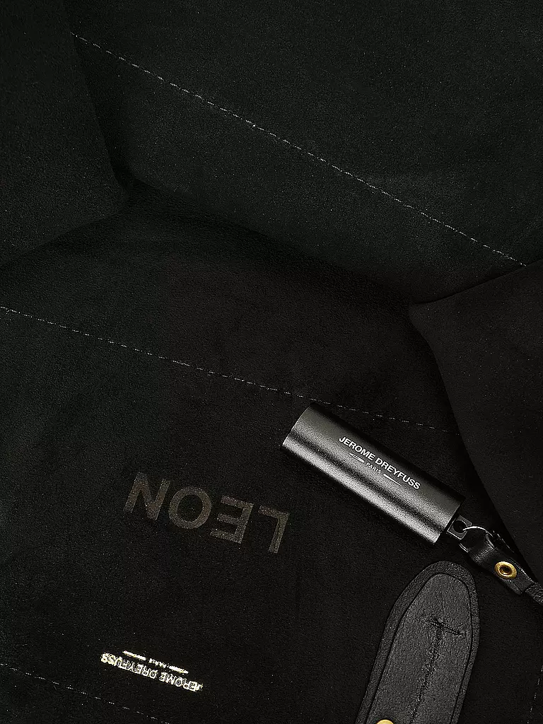 JEROME DREYFUSS | Sac en cuir - Shopper LEON M | Noir