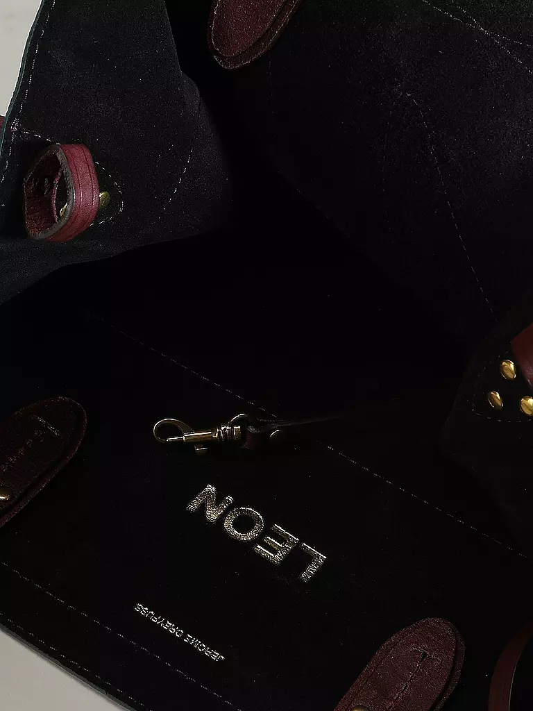 JEROME DREYFUSS | Sac en cuir - Shopper LEON M | Pétrole