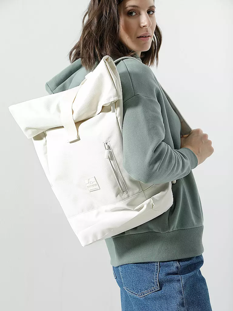 JOHNNY URBAN | Sac à dos à enroulement " Robin " | creme