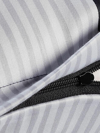 JOOP | Linge de lit en satin Cornflower Stripes 2 x 70x90cm / 200x200cm Deep Stone