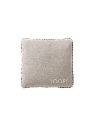 JOOP | Housse de coussin "Uni Doubleface" 50x50cm (Écru-Plume)