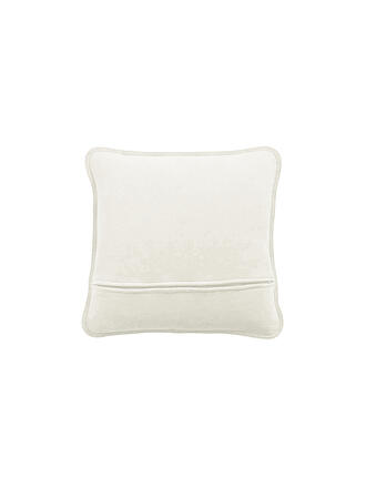 JOOP | Housse de coussin "Uni Doubleface" 50x50cm (Écru-Plume)