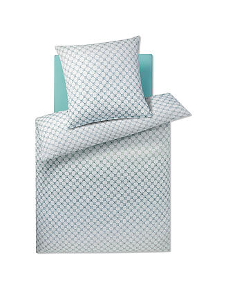 JOOP | Linge de lit en satin 2x 70x90cm/200x200cm CORNFLOWER GLEAM Aqua