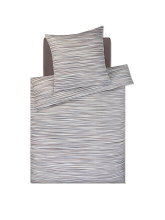 JOOP | Parure de lit en satin VIVID 2x 70x90cm/200x200cm Stone