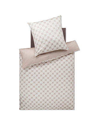 JOOP | Linge de lit en satin 70x90cm/140x200cm CORNFLOWER DOUBLE Beige