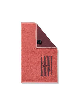 JOOP | Serviette d'invité 30x50cm BARS DOUBLEFACE Sienne