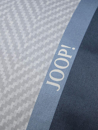 JOOP | Parure de lit en satin HERRINGBONE STRIPES 70x90cm/140x200cm Ocean