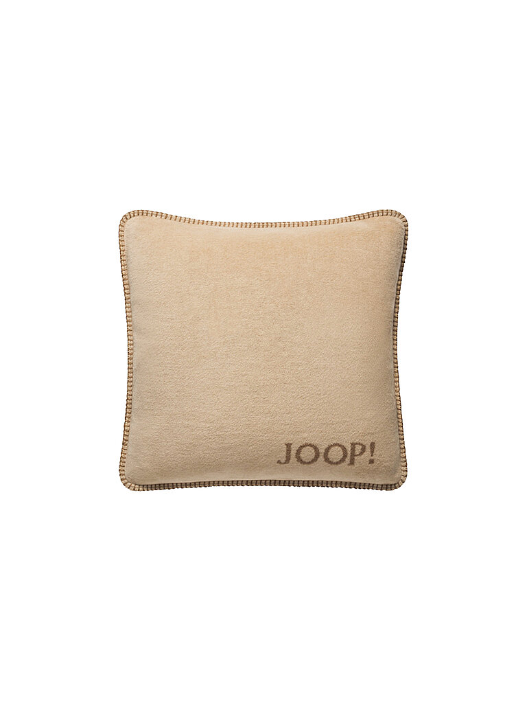 Joop Housse de coussin Uni Doubleface 50x50cm (Macchiatto-Cashew) marron