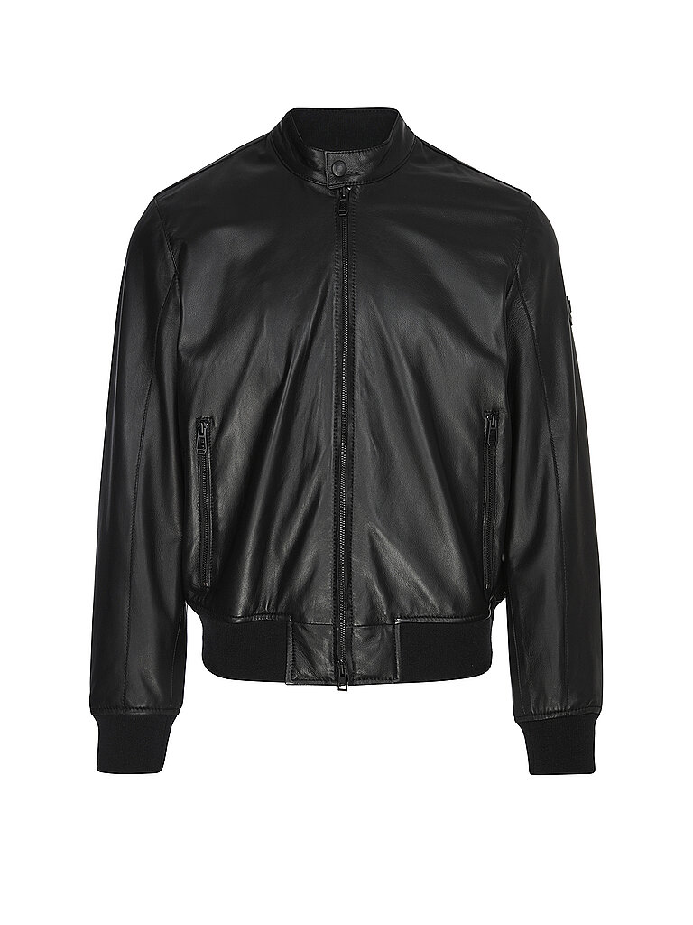 Joop Veste en cuir BAMOR noir 56