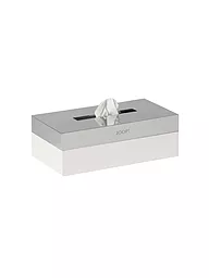 JOOP | Boîte à mouchoirs Chromeline Black 23x12cm | Argent