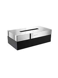 JOOP | Boîte à mouchoirs Chromeline Black 23x12cm | Noir