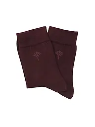 JOOP | Chaussettes DAILY GLAM, lot de 2, lilas | Rouge foncé