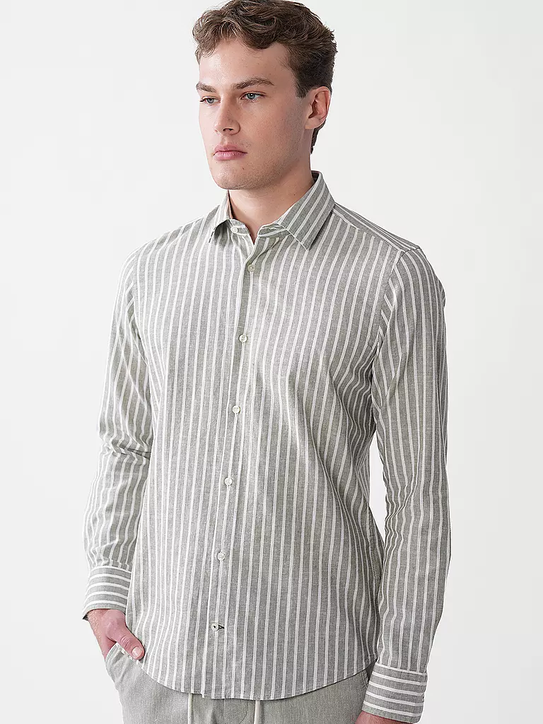 JOOP | Chemise business slim fit PIT
Marque : JOOP
Couleur : vert
Catégories : Mode, Homme

Longueur des manches : Manches longues
Matière : Coton, Lin
Forme du col : Col Kent
Motif : Rayures
Coupe (vêtements d'extérieur) : Slim
Style : Smart Business | Vert