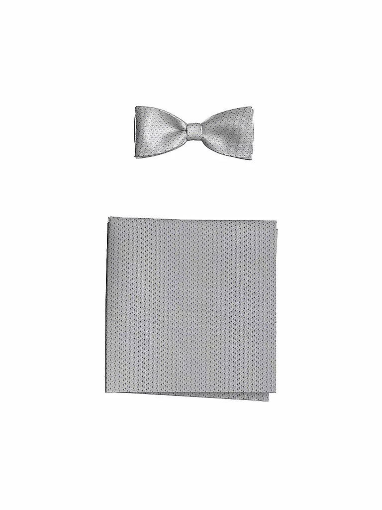 JOOP | Coffret cadeau nœud papillon et pochette de costume | hellgrau