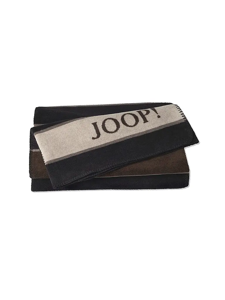 JOOP | Couverture - Plaid 150x200cm JOOP! STRIPES Noir | schwarz