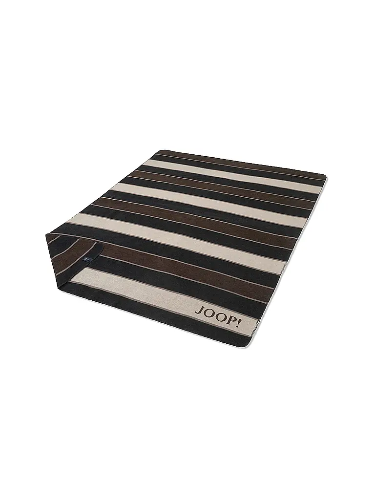 JOOP | Couverture - Plaid 150x200cm JOOP! STRIPES Noir | schwarz