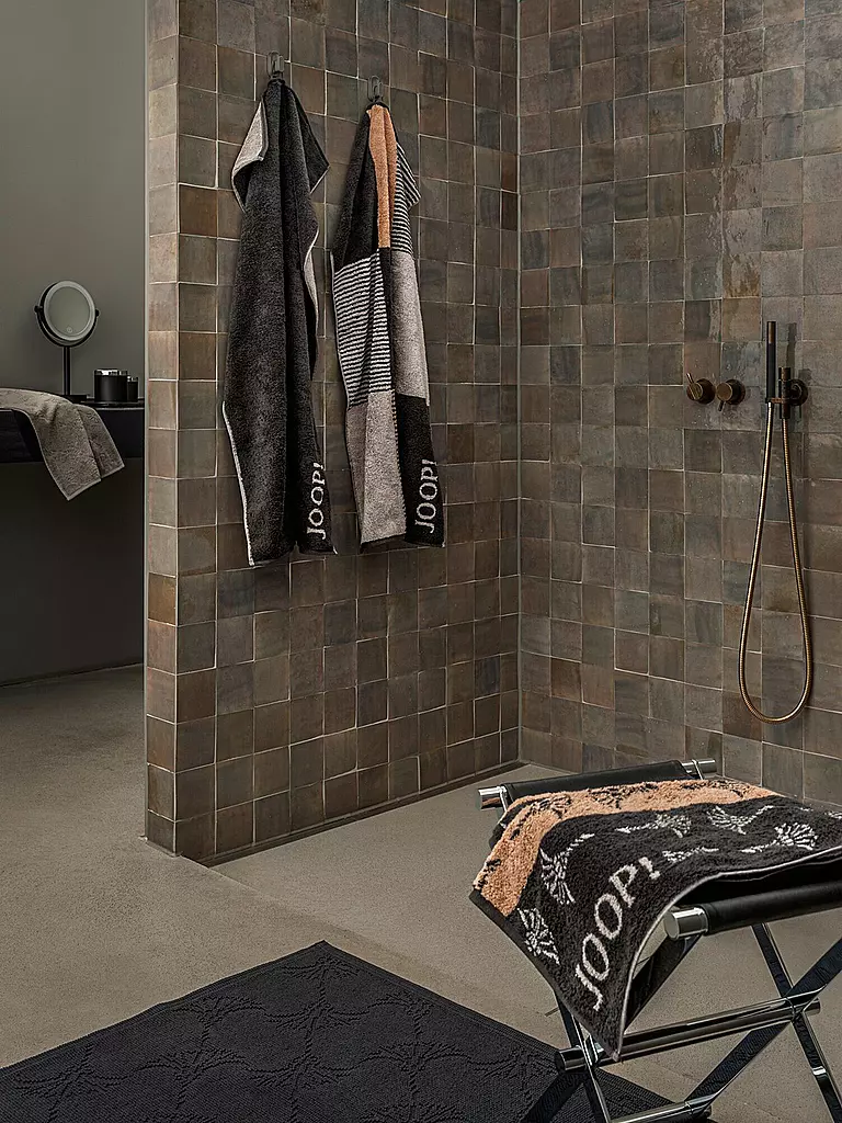 JOOP | Drap de douche 80x150cm DIVIDED CORNFLOWER Stein | grau