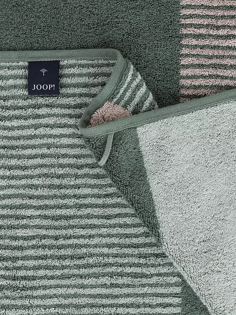 JOOP | Drap de douche 80x150cm DIVIDED SQUARES Sauge | 
