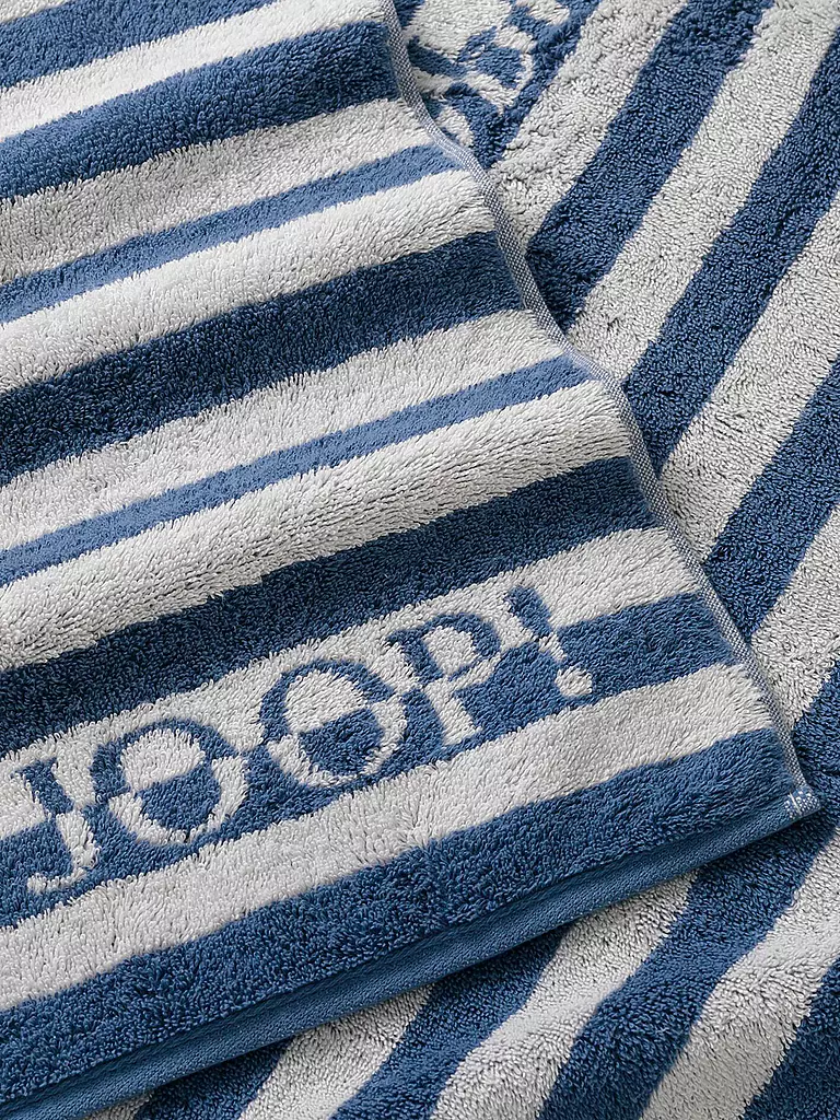 JOOP | Drap de douche SPLIT STRIPES 80x150cm Ocean | dunkelblau