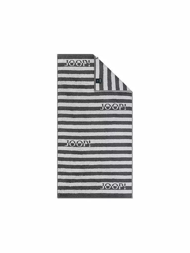 JOOP | Drap de douche SPLIT STRIPES 80x150cm Stein | grau