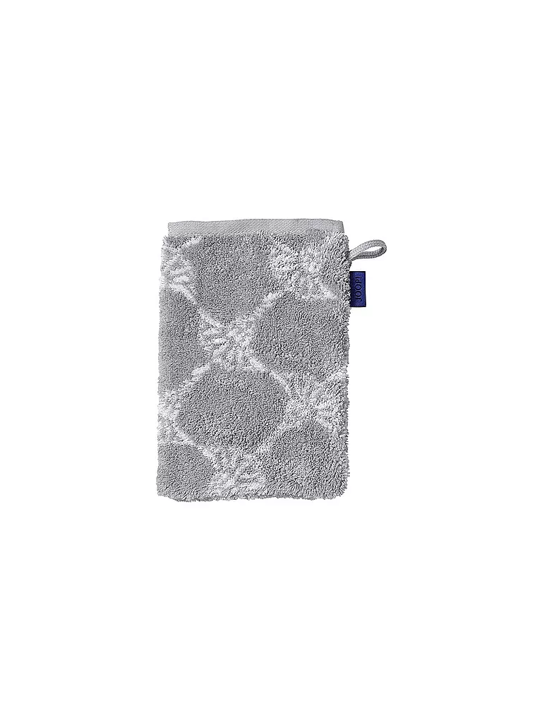 JOOP | Gant de toilette Cornflower 16x22cm Argent | grau