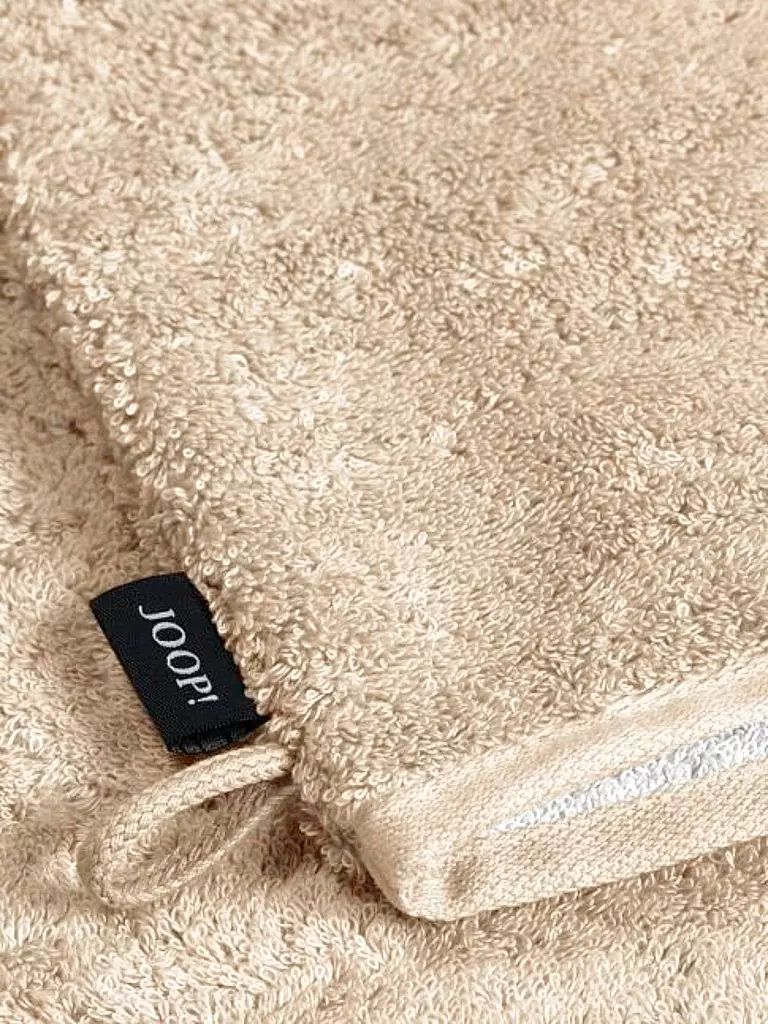 JOOP | Gant de toilette SPLIT DOUBLEFACE 16x22cm Naturel | Crème