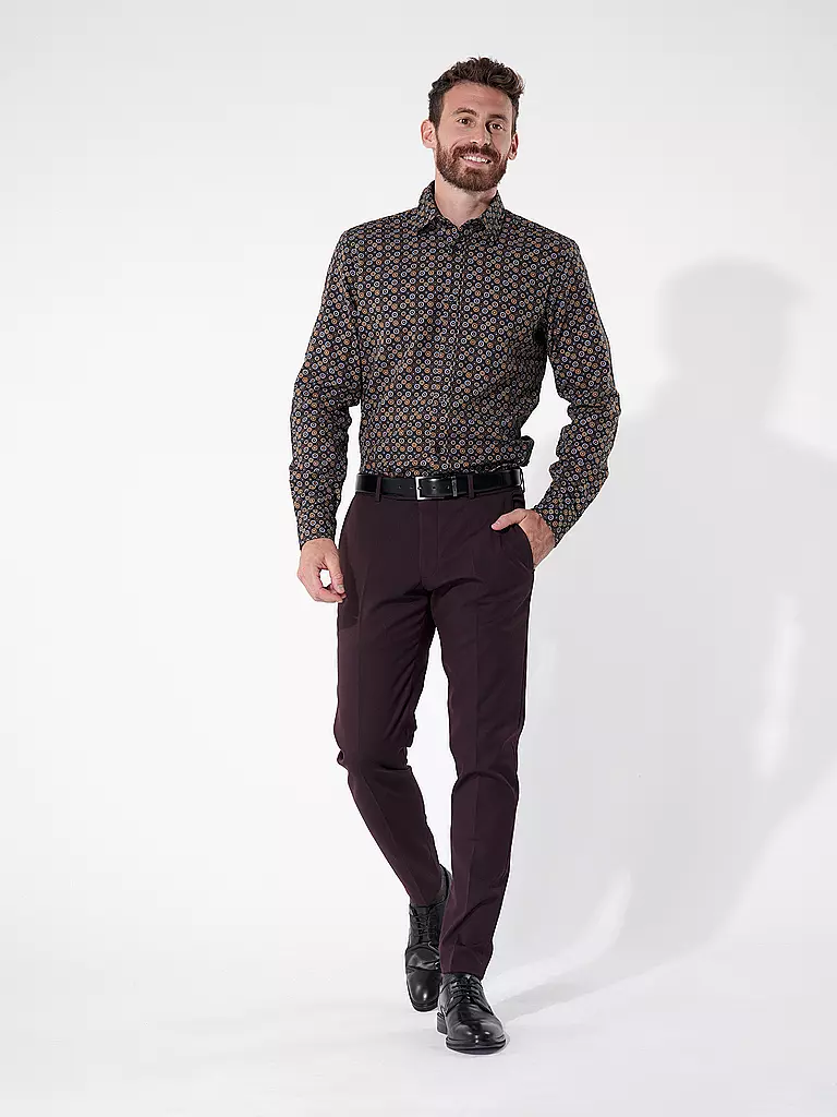 JOOP | Hemd Slim Fit Hanson | Marron