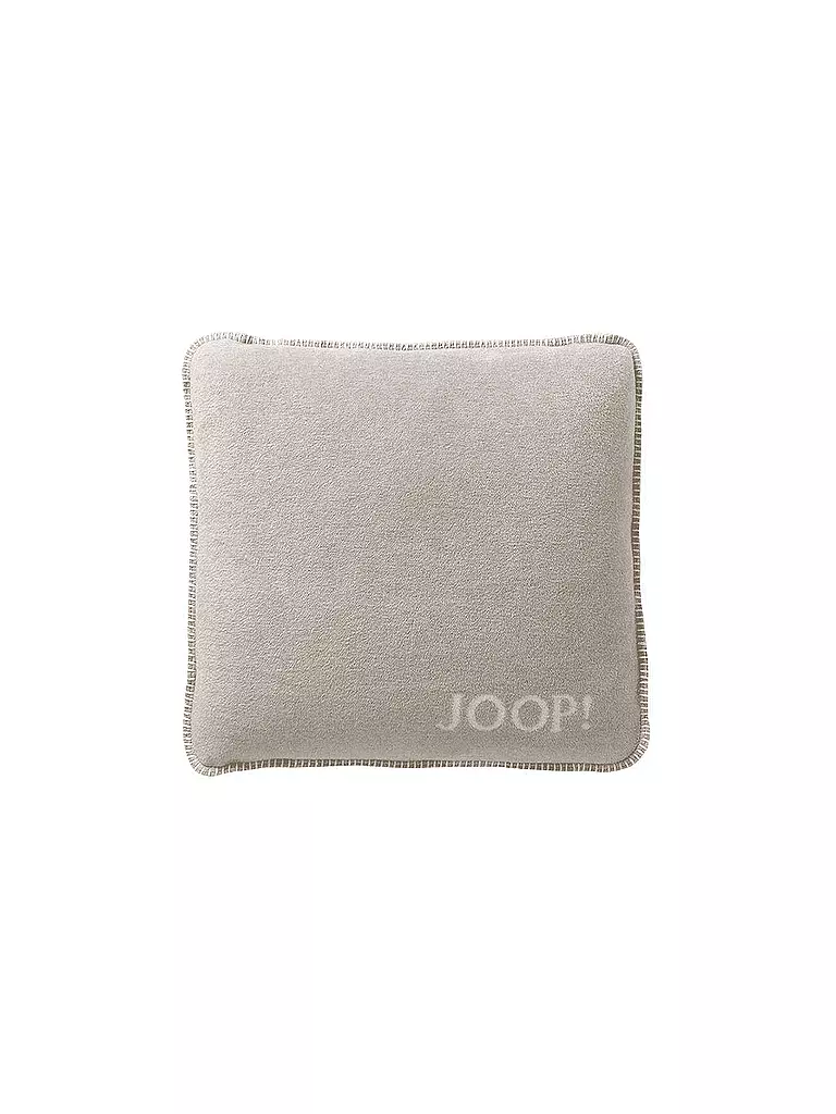 JOOP | Housse de coussin "Uni Doubleface" 50x50cm (Écru-Plume) | creme