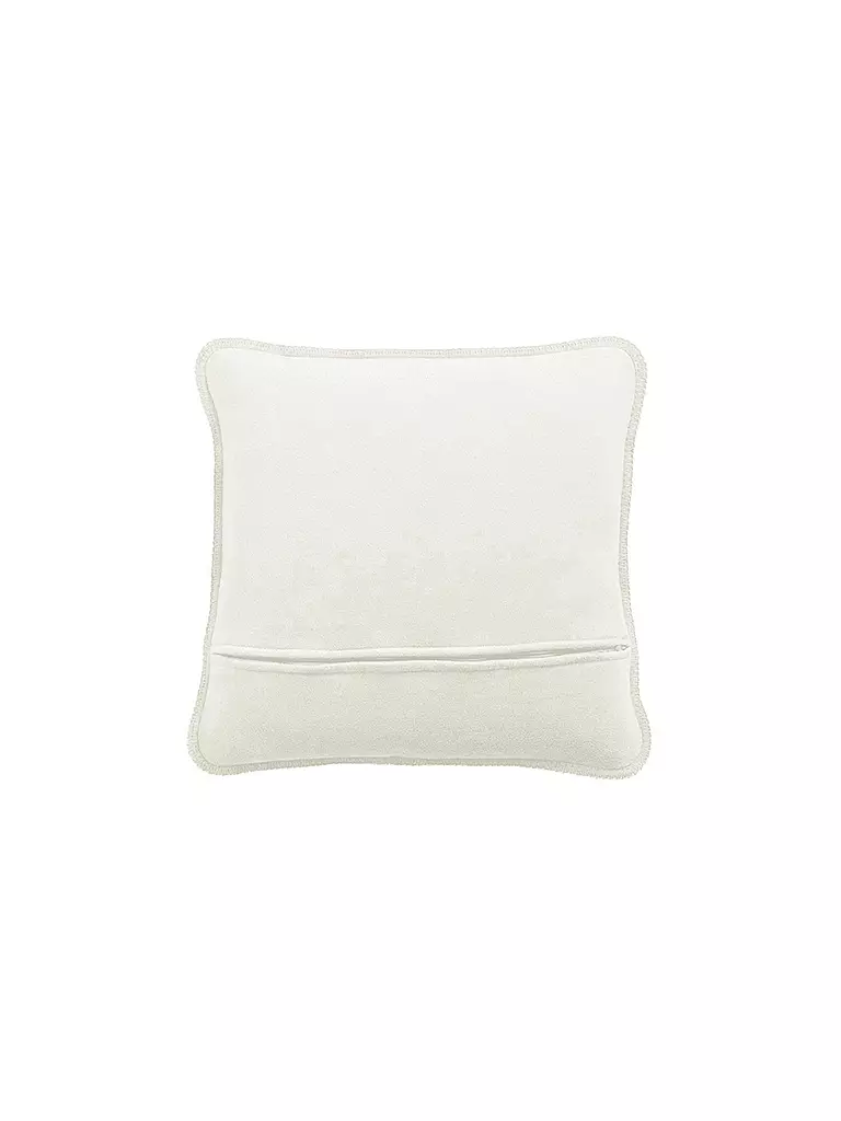 JOOP | Housse de coussin "Uni Doubleface" 50x50cm (Écru-Plume) | creme