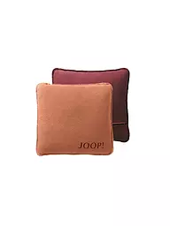JOOP | Housse de coussin 50x50cm Cuivre/Ardoise | Orange