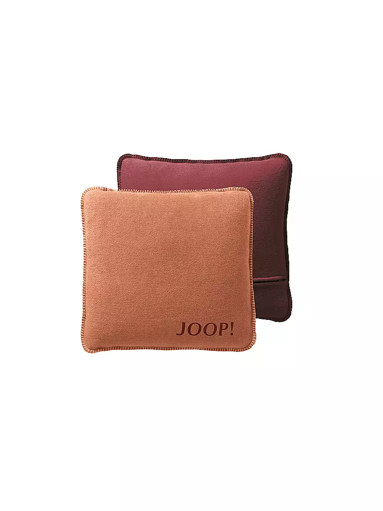 JOOP | Housse de coussin 50x50cm Cuivre/Ardoise | Orange