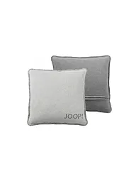 JOOP | Housse de coussin "Uni Doubleface" 50x50cm (Cendre-Anthracite) | Gris