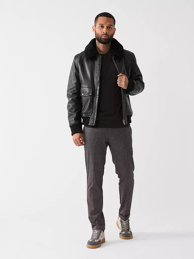 JOOP | Lederjacke AVIATOR AVIA | Noir