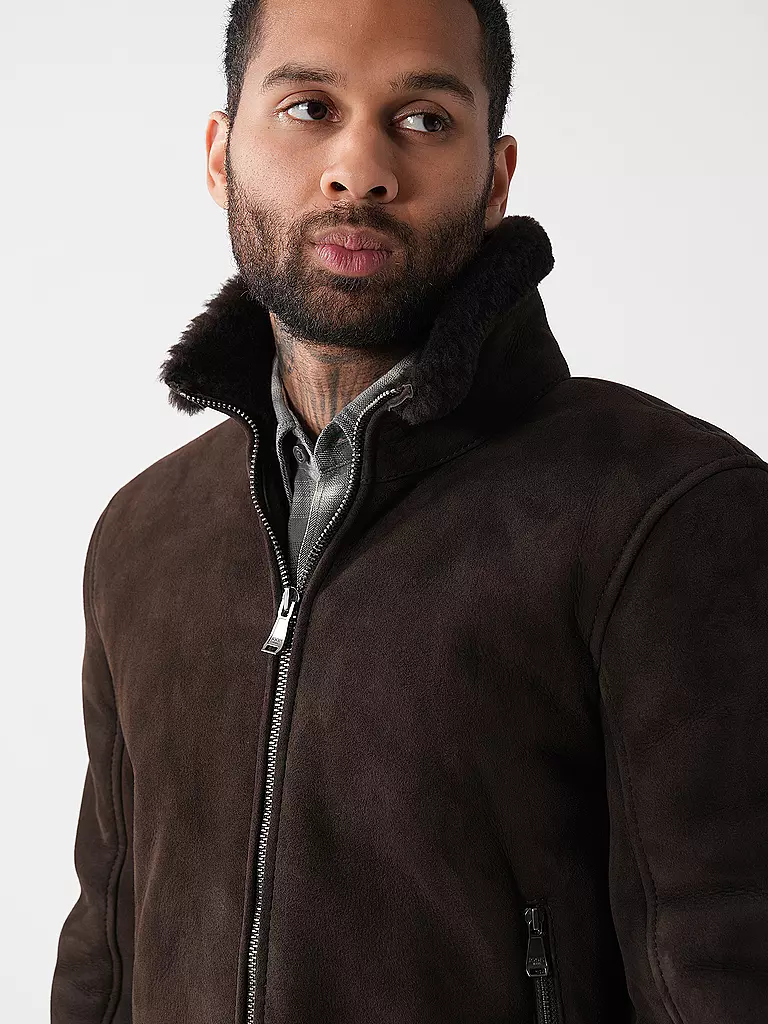 JOOP | Lederjacke RAZOR | Marron
