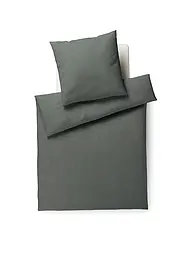 JOOP | Linge de lit en flanelle SOFT 70x90cm/140x200cm Anthracite | Vert clair