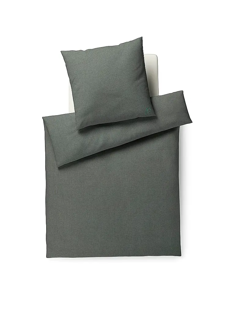 JOOP | Linge de lit en flanelle SOFT 70x90cm/140x200cm Jade | hellgrün