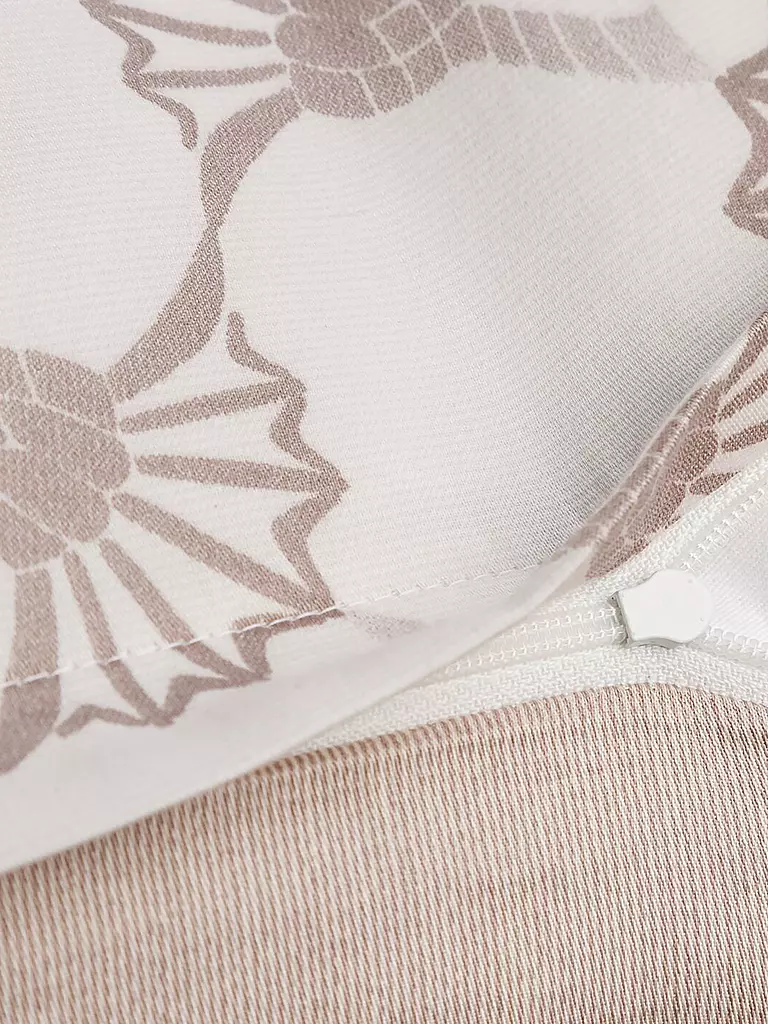 JOOP | Linge de lit en satin 70x90cm/140x200cm CORNFLOWER DOUBLE Beige | Beige