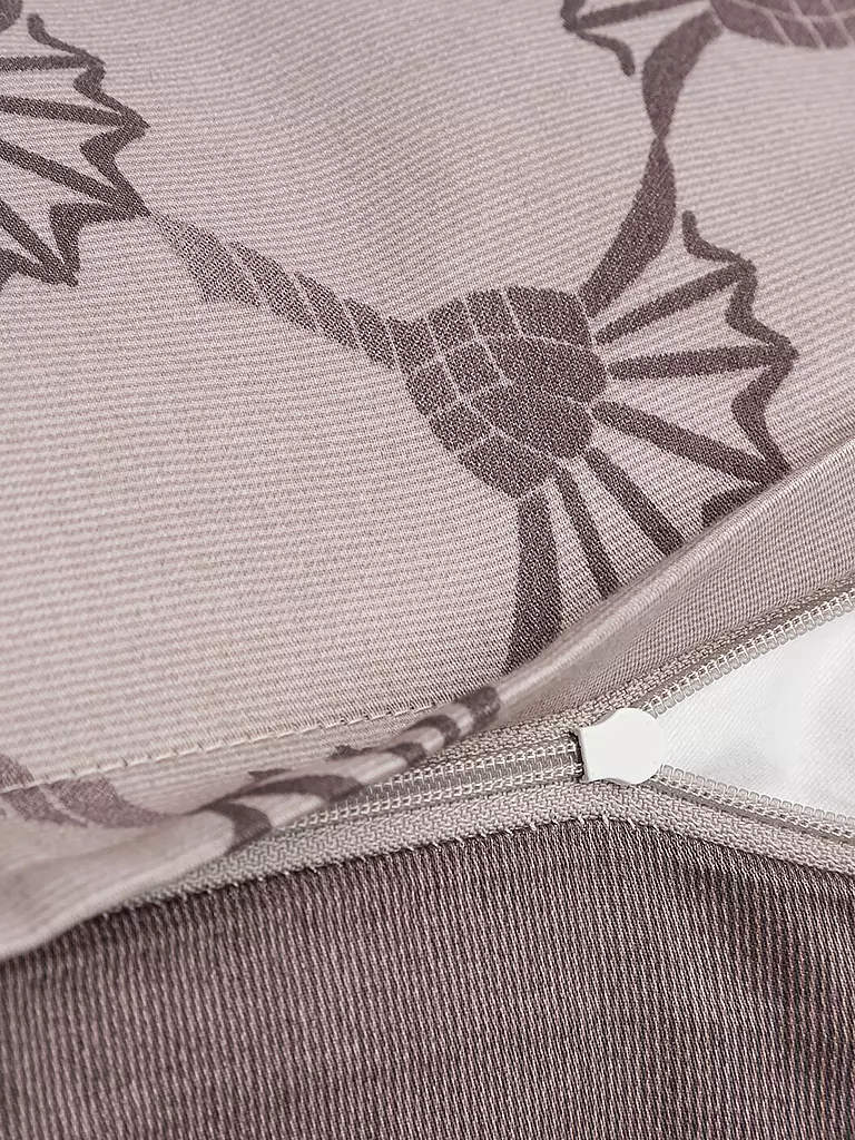 JOOP | Linge de lit en satin 70x90cm/140x200cm CORNFLOWER DOUBLE Gris | grau
