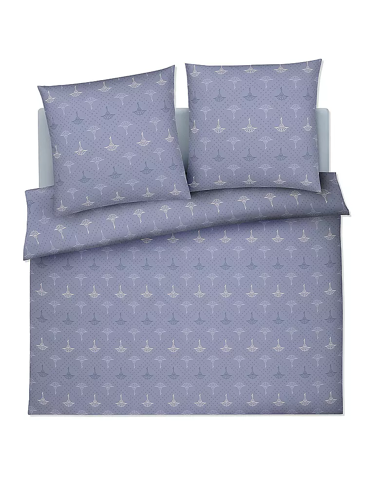 JOOP | Linge de lit en satin CORNFLOWER CHARM 2x 70x90cm/200x200cm Ocean | Bleu clair