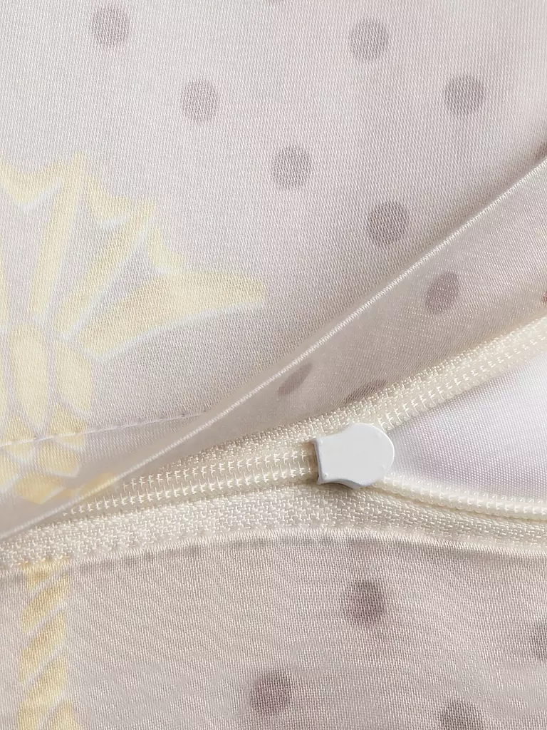 JOOP | Linge de lit en satin CORNFLOWER CHARM 2x 70x90cm/200x200cm Vanille | 
