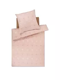 JOOP | Satin-Bettwäsche CORNFLOWER CHARM 70x90 / 140x220cm Ocean | Beige