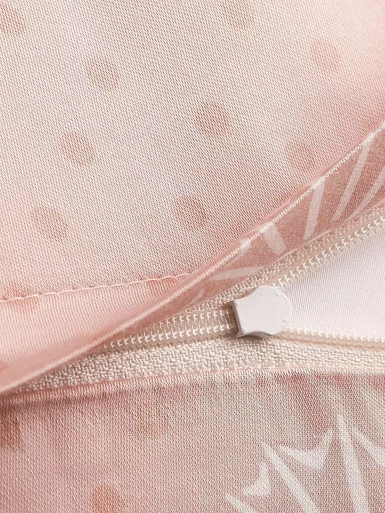 JOOP | Linge de lit en satin CORNFLOWER CHARM 70x90 / 140x220cm Nude | Beige