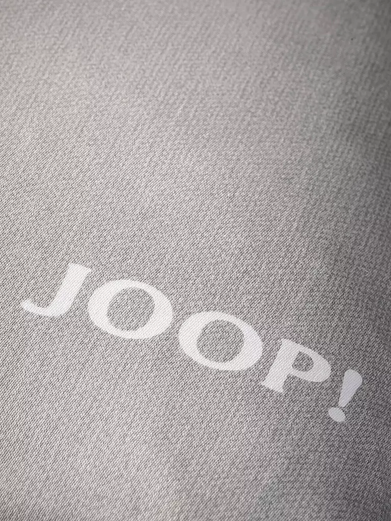 JOOP | Linge de lit en satin Cornflower Stripes 2 x 70x90cm / 200x200cm Deep Coal | grau