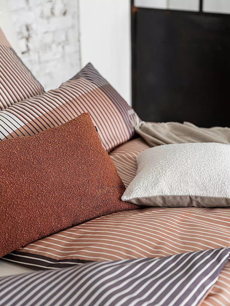 JOOP | Linge de lit en satin DIVIDED 70x90cm / 140x200cm Blush | 