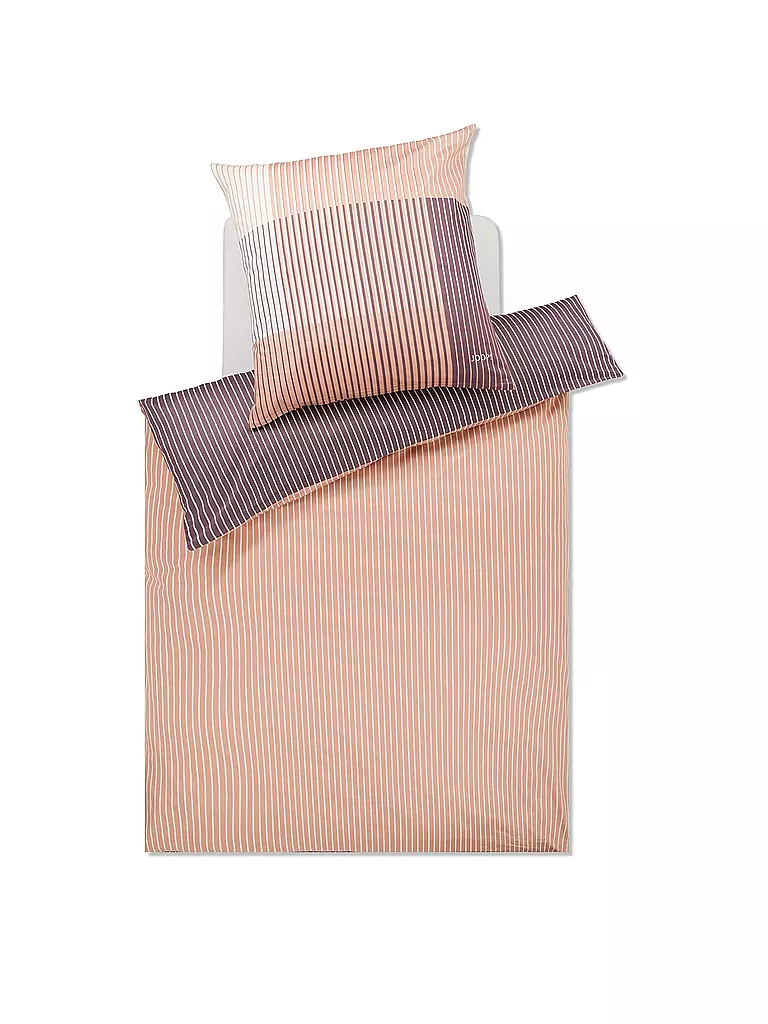 JOOP | Linge de lit en satin DIVIDED 70x90cm / 140x220cm Blush | rosa