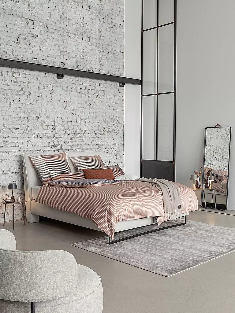 JOOP | Linge de lit en satin DIVIDED 70x90cm / 140x220cm Blush | rosa