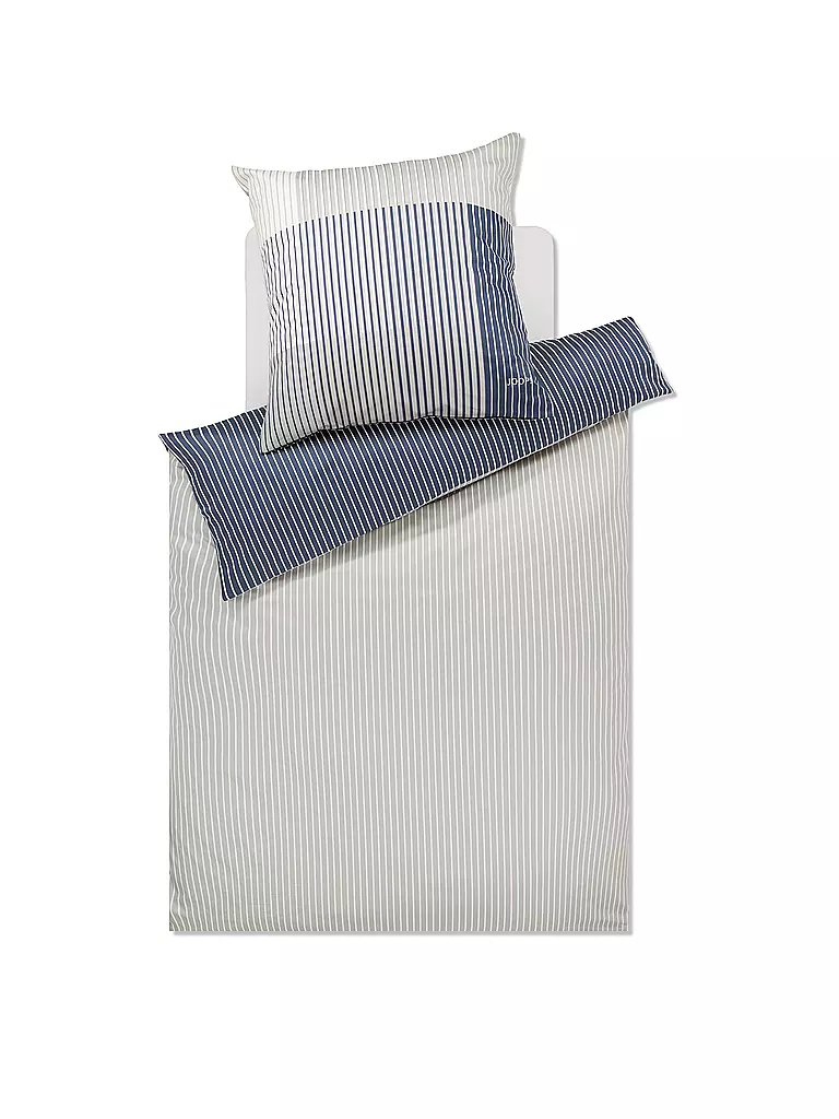 JOOP | Linge de lit en satin DIVIDED 70x90cm / 140x220cm Jade | Vert clair